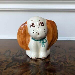 California pottery - Rio Hondo ceramic puppy planter figural